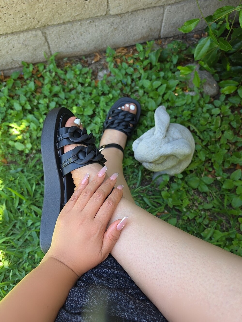 Just In Valentina In Black Sandal - Picture 2 of 7